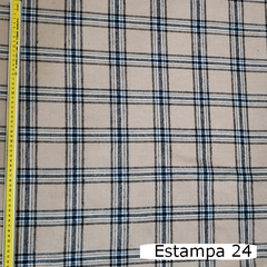 Flanela mista Xadrez Diversas Estampas