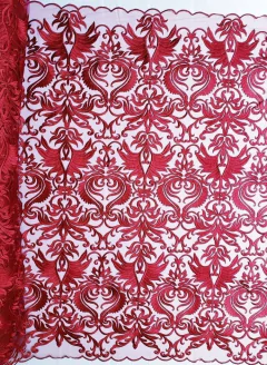 Tule Bordado Arabesco Angelical Diversas Cores - comprar online