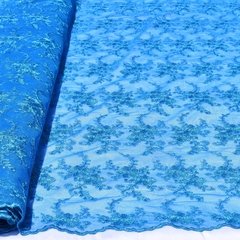 Tule Bordado Poliamida Diversas Cores - loja online