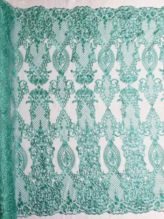 Tule Bordado Arabesco Diversas Cores e Modelos