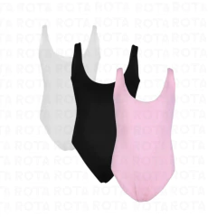 Collant Ballet - Manga Regata Decote Redondo