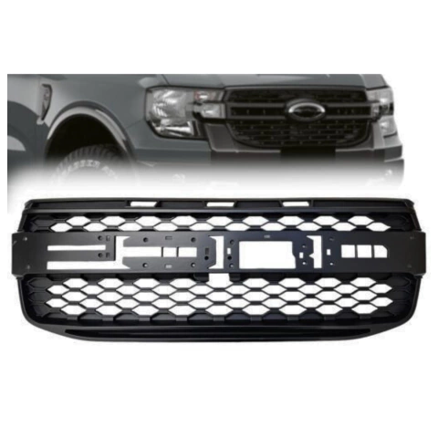 Parrilla Tipo Raptor Para Ford Ranger Version XL 2023 Con Led