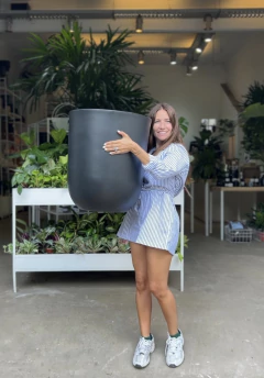 MACETA SATURNO CON PLATO XG - comprar online