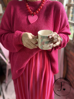 Maxi Sweater • Flora • super ancho oversize - tienda online