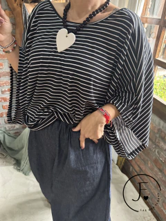 Remera · Esquena · Rayada espalda descubierta - comprar online