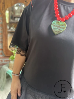 Remera · Puntilla · recta en internet