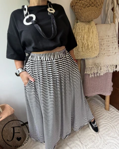 Maxi Falda · Ratllat · Rayada - Las Dos Floras ♡ 