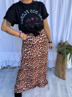 Falda animal print - comprar online