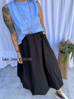Falda baloon Negra - Las Dos Floras ♡ 