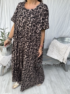 Vestido oversize super amplio Largo Print - tienda online