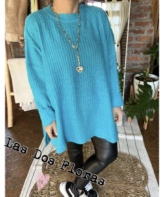 Sweater largo Mohair mas largo atrás - comprar online