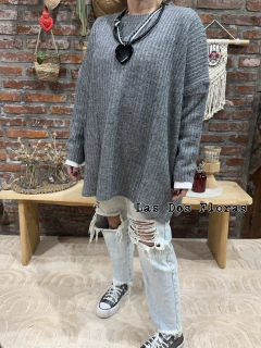 Maxi Sweater • Flora • super ancho en Frizz - tienda online