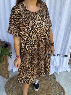 Vestido oversize super amplio Print - comprar online