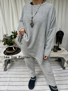 Maxi Sweater • Flora • super ancho oversize