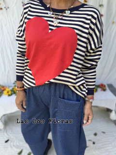 Sweater · cardiá · rayado