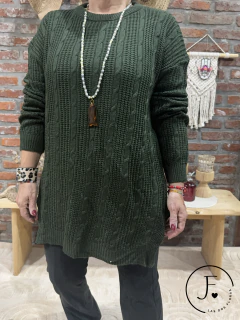Sweater Trenzado verde