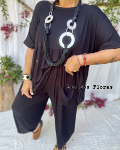 Pant · Chinito · babuchas barrel Negro - comprar online