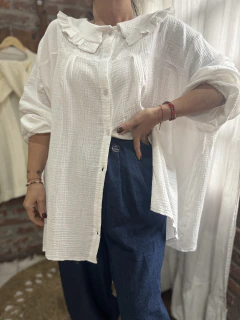 Blusa • Inesita.•Blanco cuello del AmoR para todo el año - comprar online