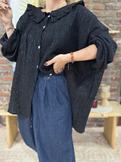 Blusa • Inesita.•. Negra , cuello del AmoR para todo el año - tienda online