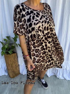 Vestido oversize super amplio Print - comprar online