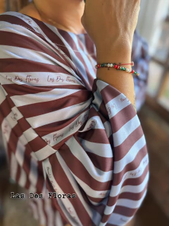 Blusa · Magari · Cielo blu y Cioccolato
