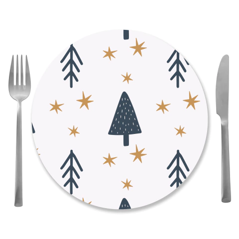 Jogo De 6 Capas De Sousplat Supla Árvore de Natal Md12