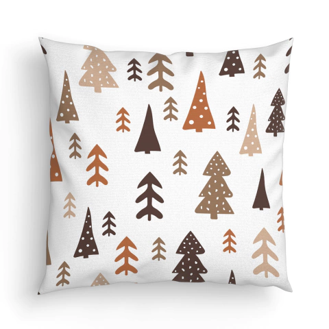 Capa de Almofada 45cm Decoração de Árvore de Natal Md4