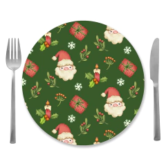 Jogo De 6 Capas De Sousplat Supla Natal Papai Noel Md16