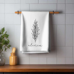 Pano De Prato Atoalhado Copa Cozinha Alecrim - comprar online
