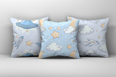 Kit 3 Capas de Almofadas Decorativas Infantil menino 037