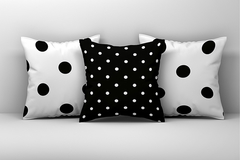 Kit 3 Capas de Almofadas Decorativas Infantil Corações e Bolinhas 056