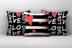 Kit 3 Capas de Almofadas Decorativas Infantil Love 068