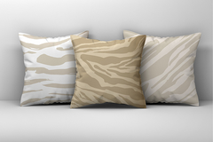 Kit 3 Capas de Almofadas Decorativas Zebra Animal Print (Md 070)