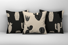Kit 3 Capas de Almofadas Decorativas Cactos 099