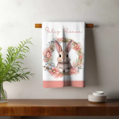 Pano De Prato Atoalhado Copa Cozinha Páscoa - Coel04 - loja online