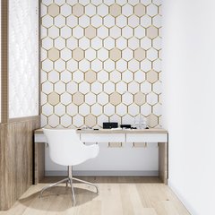 Papel de Parede Adesivo Geométrico Hexagonal 01 - comprar online