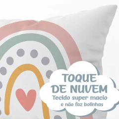 Jogo De Cama Infantil 2 Peças Lençol Elástico + Fronha Arco Iris na internet