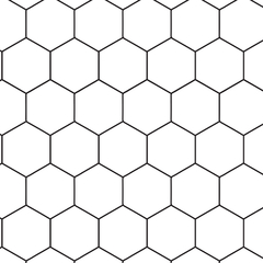 Papel De Parede Adesivo Hexágono Colmeia Preto e Branco na internet