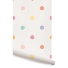 Papel de Parede Infantil Bolinhas Coloridas - Arte e Cores