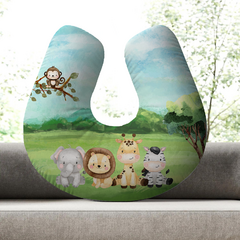 Almofada de Amamentação Com Zíper 100% Algodão - Safari 01 - comprar online