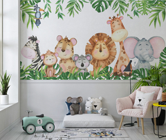 Painel Adesivo Infantil Safari Soninho