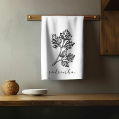 Pano De Prato Atoalhado Copa Cozinha Salsinha - comprar online