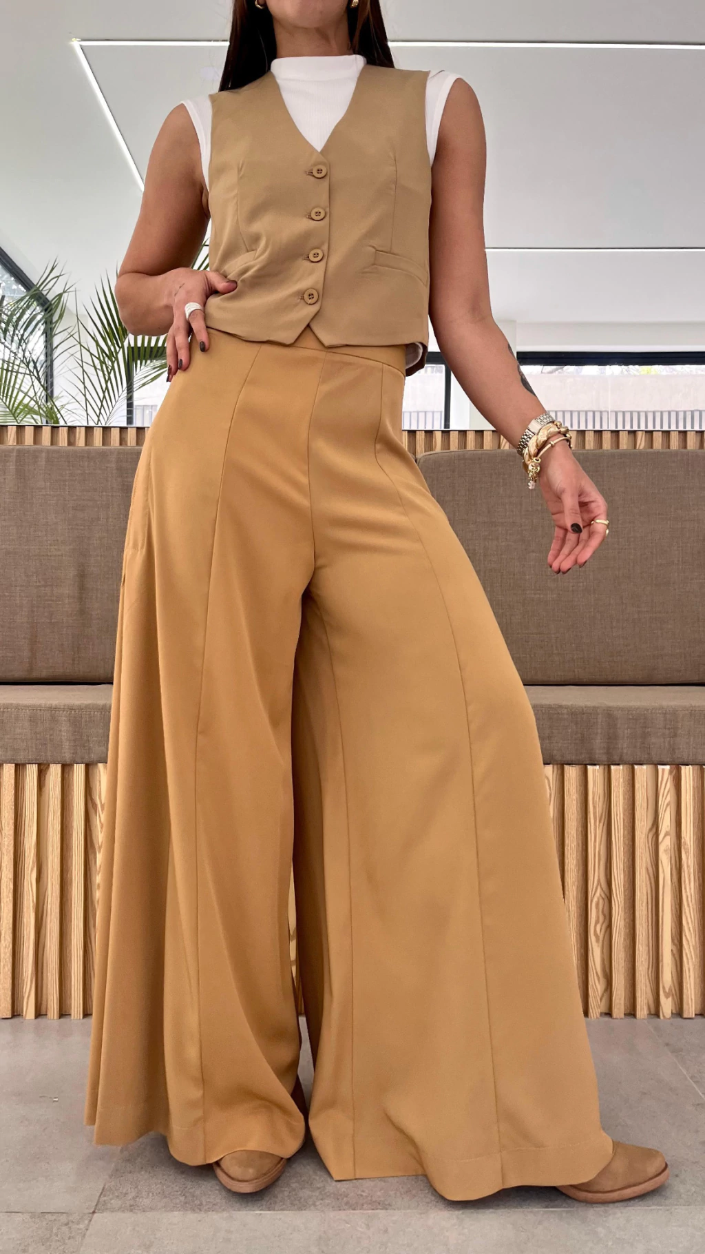 Pantalón Sastrero Moka