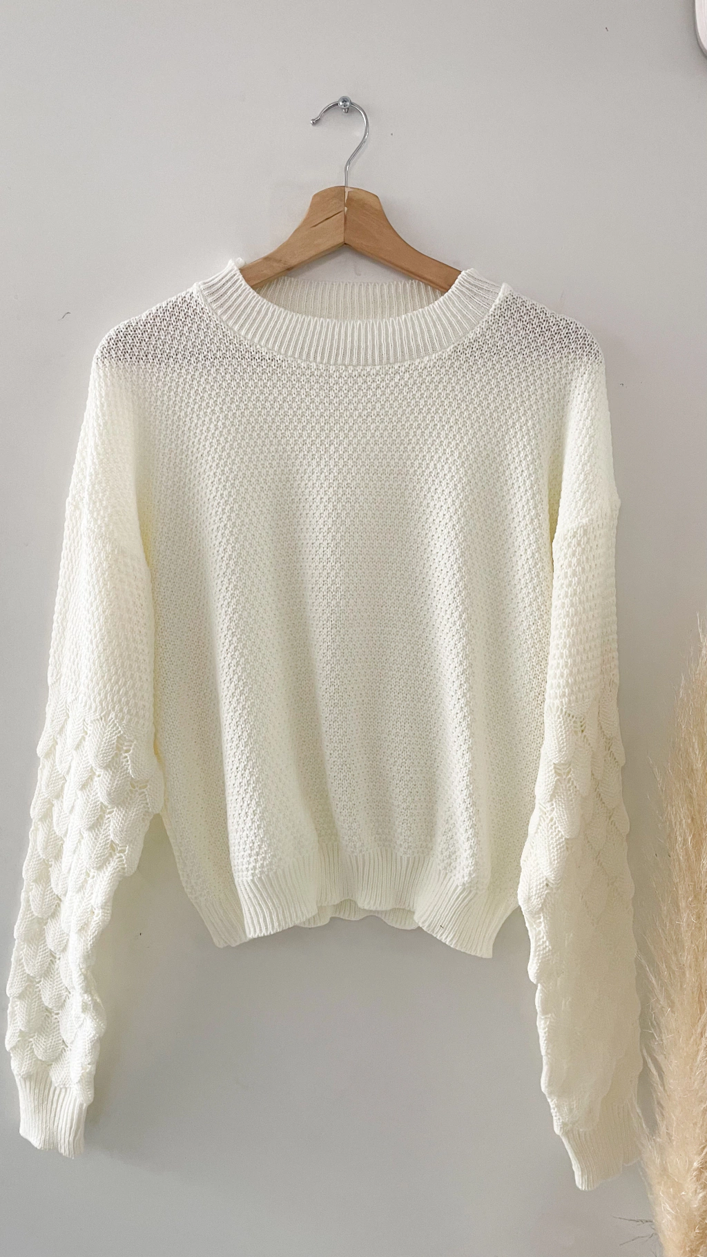Sweater c/ mangas ondas