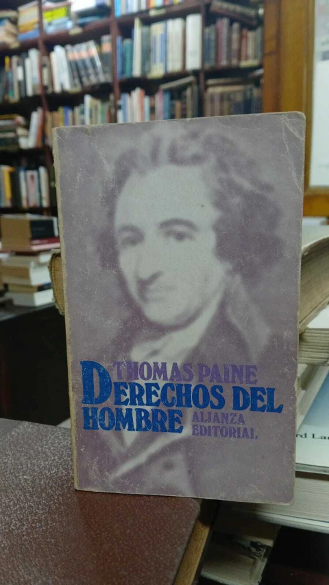 Derechos Del Hombre. Thomas Paine -precio libro- Editorial Alianza ISBN 9786071651471