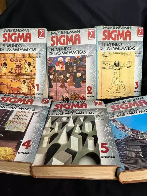Sigma El mundo de las matemáticas (6 Tomos) - James R. Newman - Precio Libros Editorial Grijalbo - ISBN 8425302501
