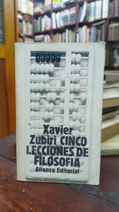 Lecciones De Filosofía - Xavier Zubiri - Precio libro Editorial Alianza ISBN 9788420673516