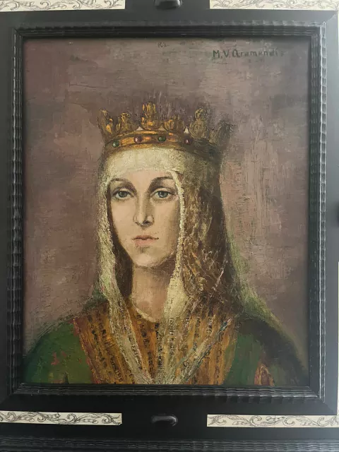 Maria Victoria Aramendía - Arte - Obra Retrato de Isabel - técnica Oleo sobre Lienzo