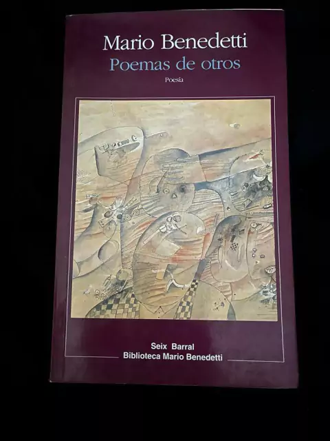 Poemas de otros - Mario Benedetti - Precio Libro Editorial Seix Barral -ISBN 9788498953961