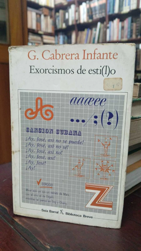 Exorcismos De Esti(l)o, G. Cabrera Infante -precio libro- Editorial Seix Barral ISBN 9788466354578